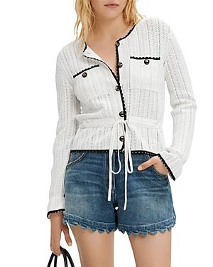 Maje Mobelly Knit Cardigan