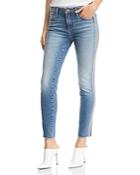 Aqua Track Stripe Skinny Jeans In Indigo - 100% Exclusive