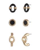 Lauren Ralph Lauren Link Stud Earrings, Set Of 3