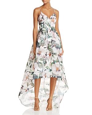 Bariano Floral High/low Gown