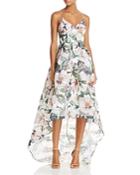 Bariano Floral High/low Gown
