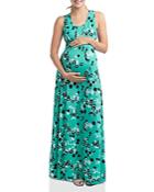 Nom Maternity Hollis Floral Print During & After Maxi Dress