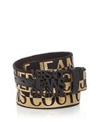 Versace Jeans Couture Men's Coated Gold Ribbon Belt