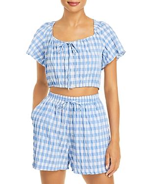 Lucy Paris Cali Gingham Top