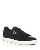 Puma Clyde Natural Lace Up Sneakers