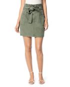 Joe's Jeans Belted Paperbag-waist Skirt