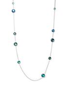 Ippolita Sterling Silver Rock Candy Wonderland Lollipop Station Necklace In Merino, 40