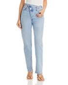 Agolde Criss Cross Straight Leg Jeans In Dimension