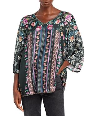 Johnny Was Forza Carson Silk Top