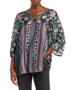 Johnny Was Forza Carson Silk Top