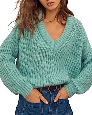 Ba & Sh Babe V Neck Sweater