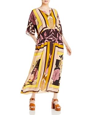 Johnny Was Echo Thalia Printed Silk Dress