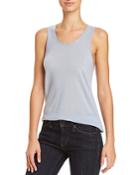 Theory Double-trim Cashmere Tank