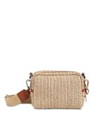 Whistles Bibi Straw Crossbody Bag