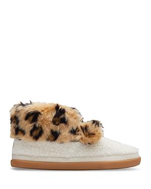 Toms Women's Fluffy Pom Pom Slipper Booties