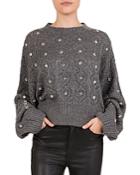 The Kooples Embellished Batwing Sweater