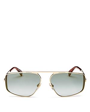 Givenchy Women's Mirrored Brow Bar Aviator Sunglasses, 58 Mm