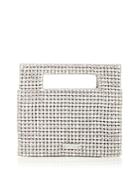 Cult Gaia Lucinda Crystal Embellished Twill Tote