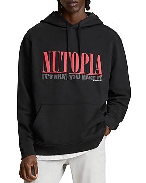 Allsaints Ninety Cotton Graphic Hoodie
