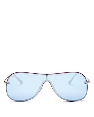 Ray-ban Women's Mirrored Shield Sunglasses, 142mm