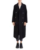 The Kooples Double-breasted Long Wool Coat