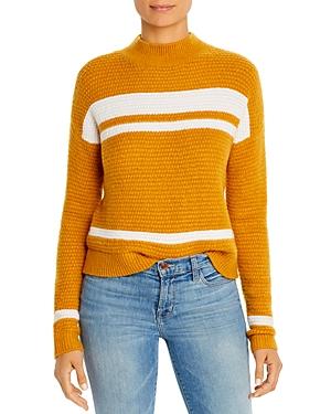 Design History Color-block Mock-neck Sweater
