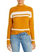 Design History Color-block Mock-neck Sweater