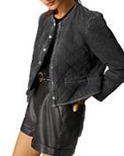Ba & Sh Gladys Quilted Denim Jacket