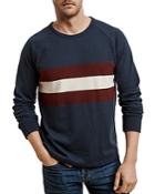 Velvet By Graham & Spencer Striped Raglan Sweater