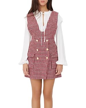 Maje Russi Tweed Mini Dress