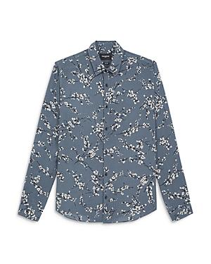 The Kooples Floral Print Slim Fit Shirt