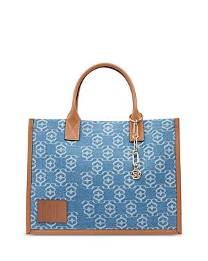 Sandro Kasbah Logo Denim Tote