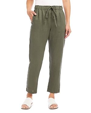 Karen Kane Petites Drawstring Linen Pants