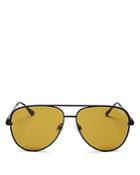 Quay Sahara Aviator Sunglasses, 56mm