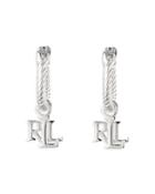 Lauren Ralph Lauren Logo Huggie Hoop Earrings