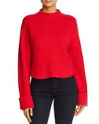 Kenneth Cole Mock-neck Cropped Sweater