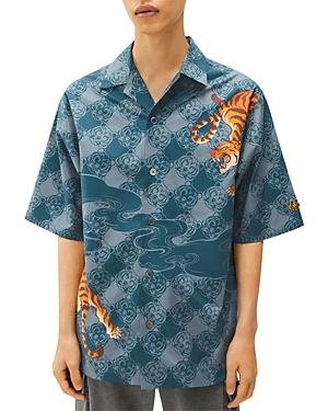 Kenzo Zodiac Tiger Regular Fit Short Sleeve Shirt