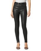 Joe's Jeans The Charlie Ankle Leather Skinny Pants