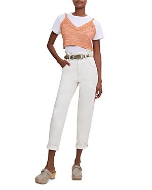 Maje Tee & Crop Top