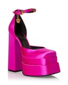 Versace Women's Medusa Aevitas Ankle Strap Platform Pumps