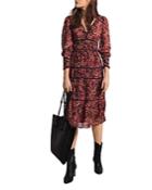 Ba & Sh Gigi Printed Midi Dress