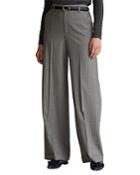 Polo Ralph Lauren Tailored Italian Wool Blend Wide Leg Pants
