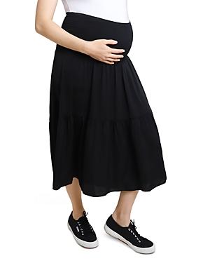 Ingrid & Isabel Maternity Smocked Pull-on Skirt