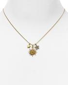Sequin Talisman Mini Starburst Necklace, 16
