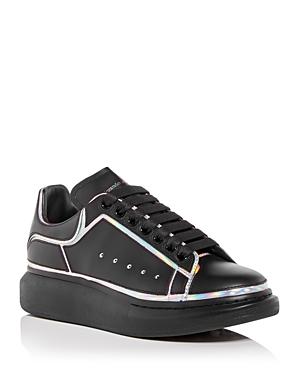 Alexander Mcqueen Men's Oversized Contrast Overlay Low Top Sneakers