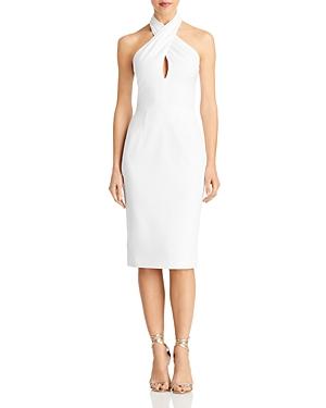 Black Halo Samara Halter Sheath Dress