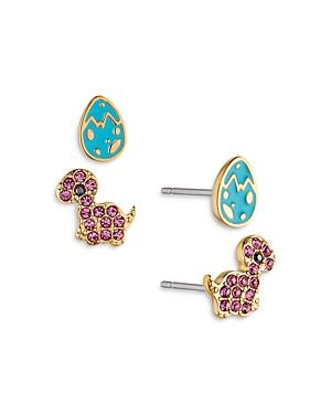 Nadri Desert Oasis Dino & Egg Stud Earrings, Set Of 2