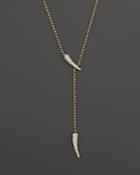 Diamond Claw Lariat Necklace In 14k Yellow Gold, .40 Ct. T.w. - 100% Exclusive
