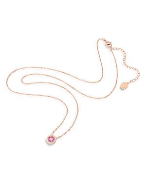 Swarovski Sparkling Dance Crystal Halo Pendant Necklace, 14.87-16.87