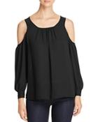 Vince Camuto Long Sleeve Cold Shoulder Blouse - 100% Exclusive